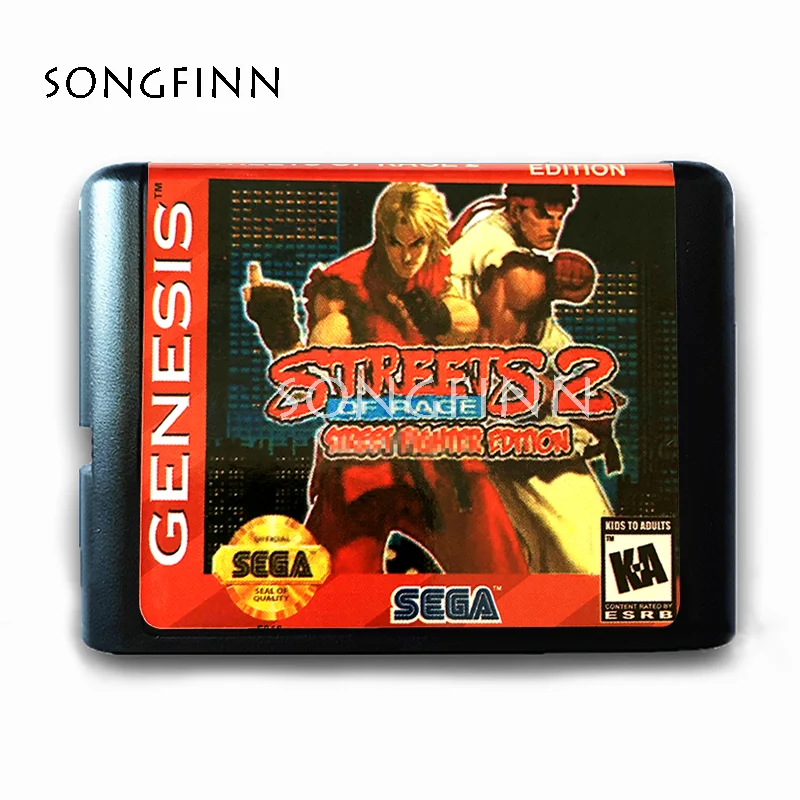 Новое поступление карта памяти MD 16 бит для Sega Mega Drive SEGA Genesis Megadrive Street of Rage 2 streeter