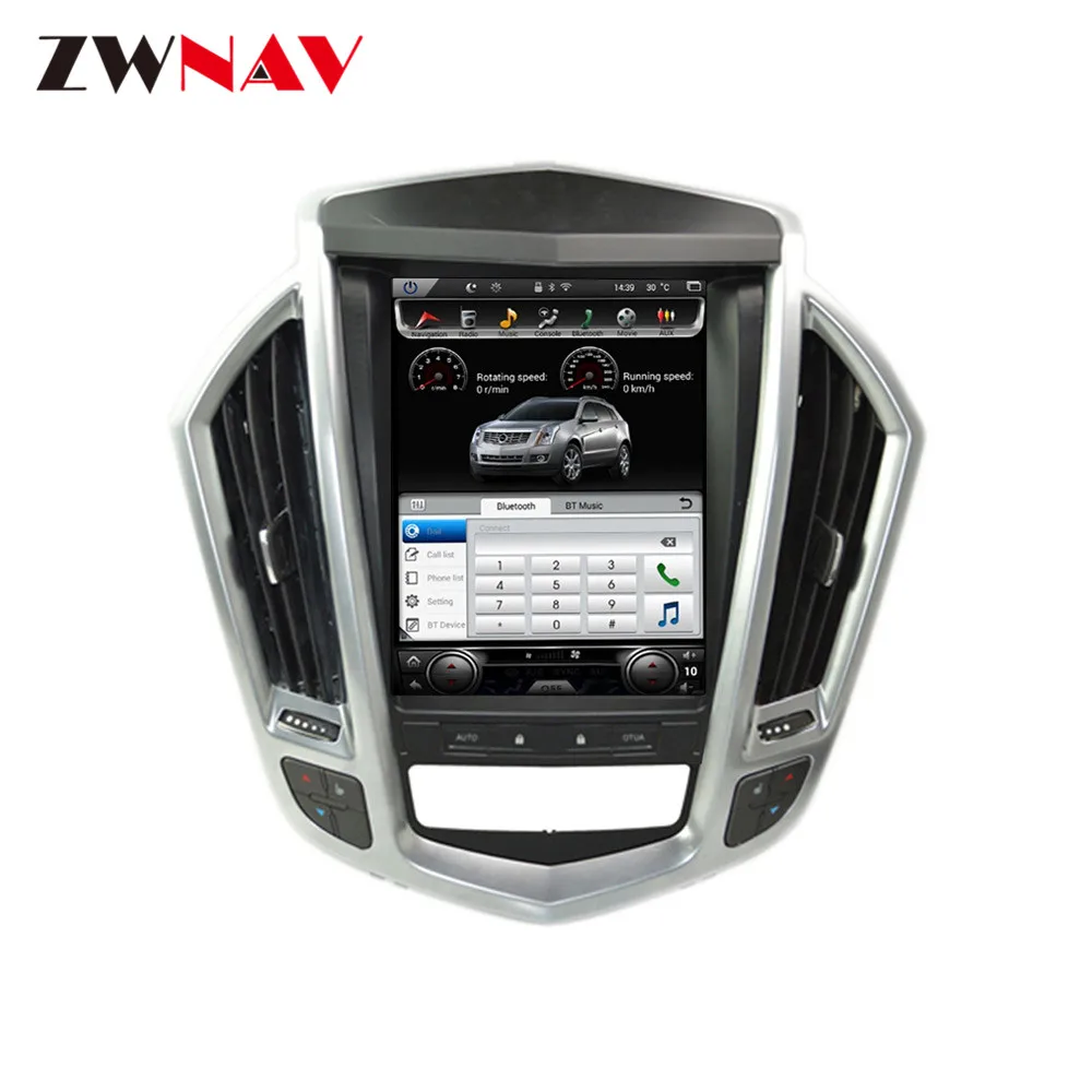 Carplay 128G экран Тесла для 2009 2010 2011 Cadillac SRX Android 9 мультимедийный плеер GPS аудио радио
