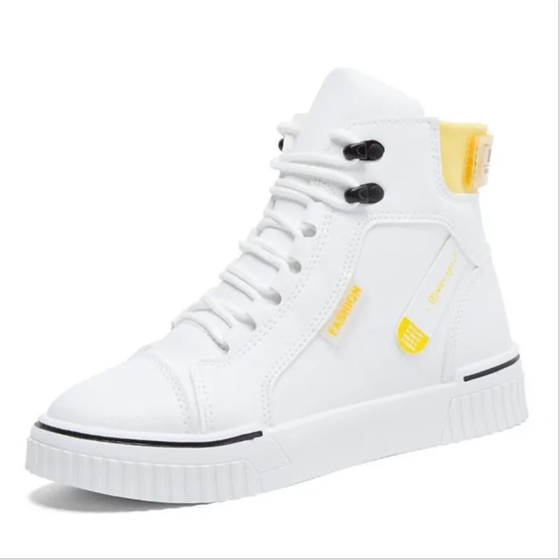 

BZBFSKY2021Winter Plus Velvet Women's Shoes Flat-soled Student Solid Color Warm Casual Sports Women Vulcanized Shoes