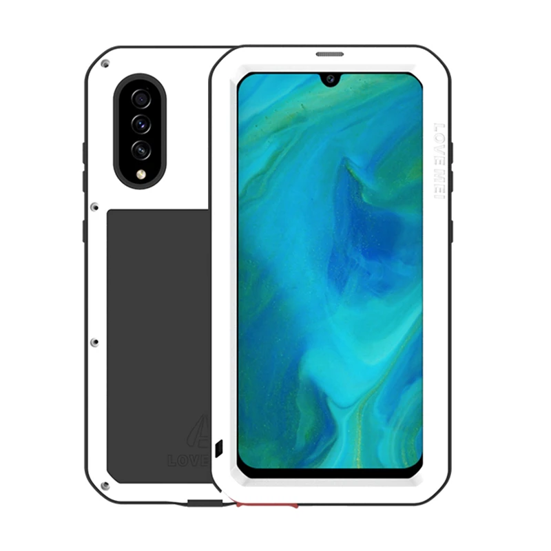 Love Mei Brand Case For Samsung Galaxy A70s Shockproof Metal Cover (6.7 inch) Full Body Armor Phone With Glass |