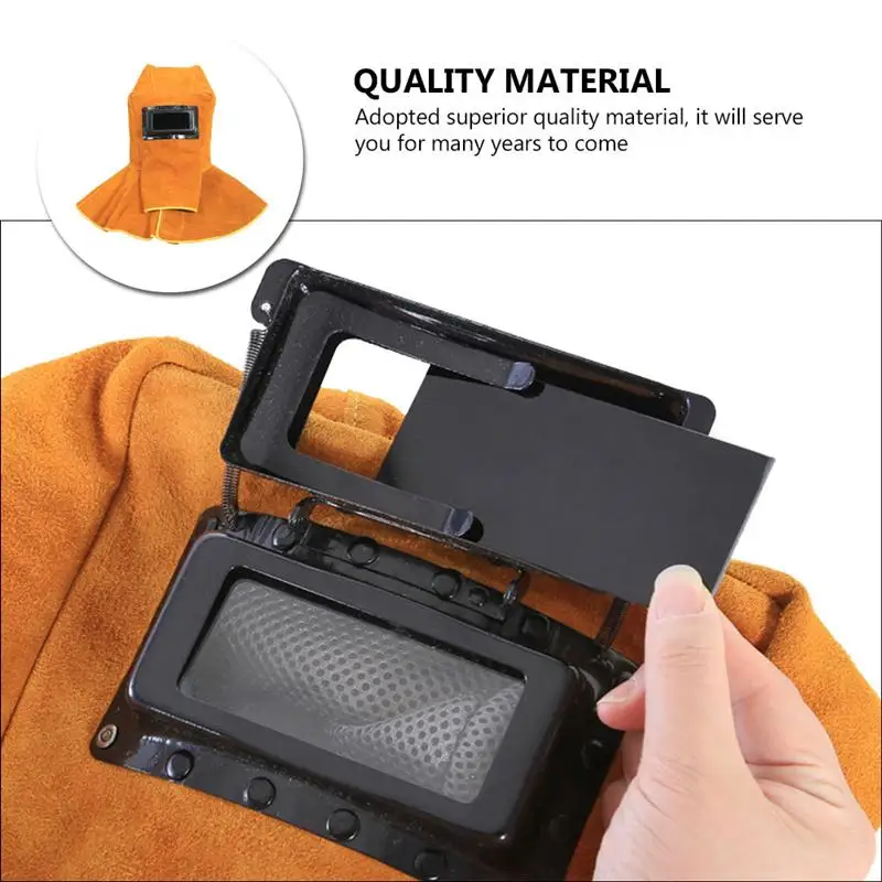 

1Pc Welder Hat Cover Cap Leather Weld Cap Working Hat for Protection Outdoor Welder