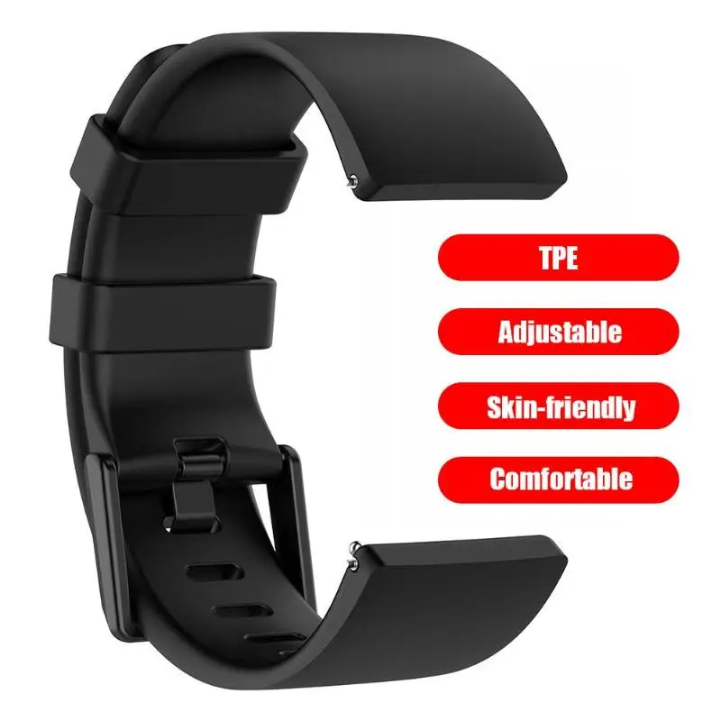 Мягкий силиконовый запасной ремешок для Fitbit Versa 2/Versa Lite наручных часов S/L |