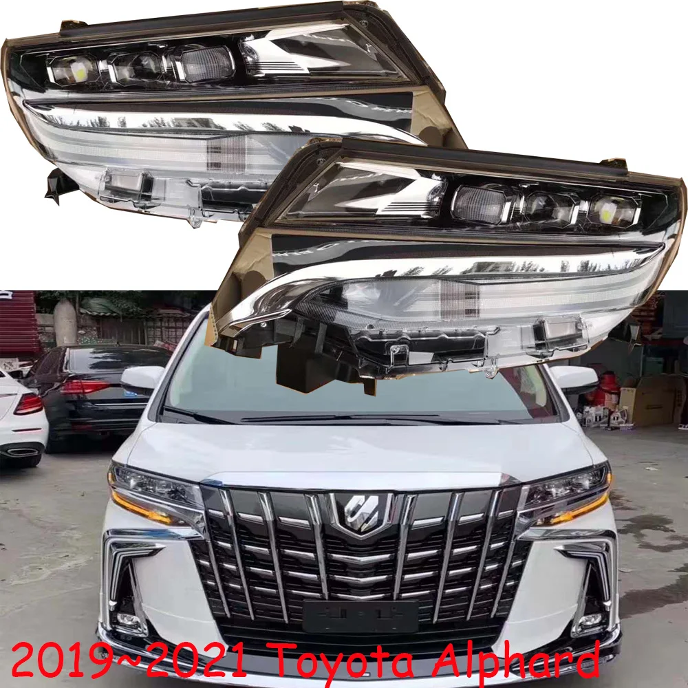 1 шт. автомобильный бампер фары Alphard передние 2019 ~ 2021y светодиодный ные ДХО