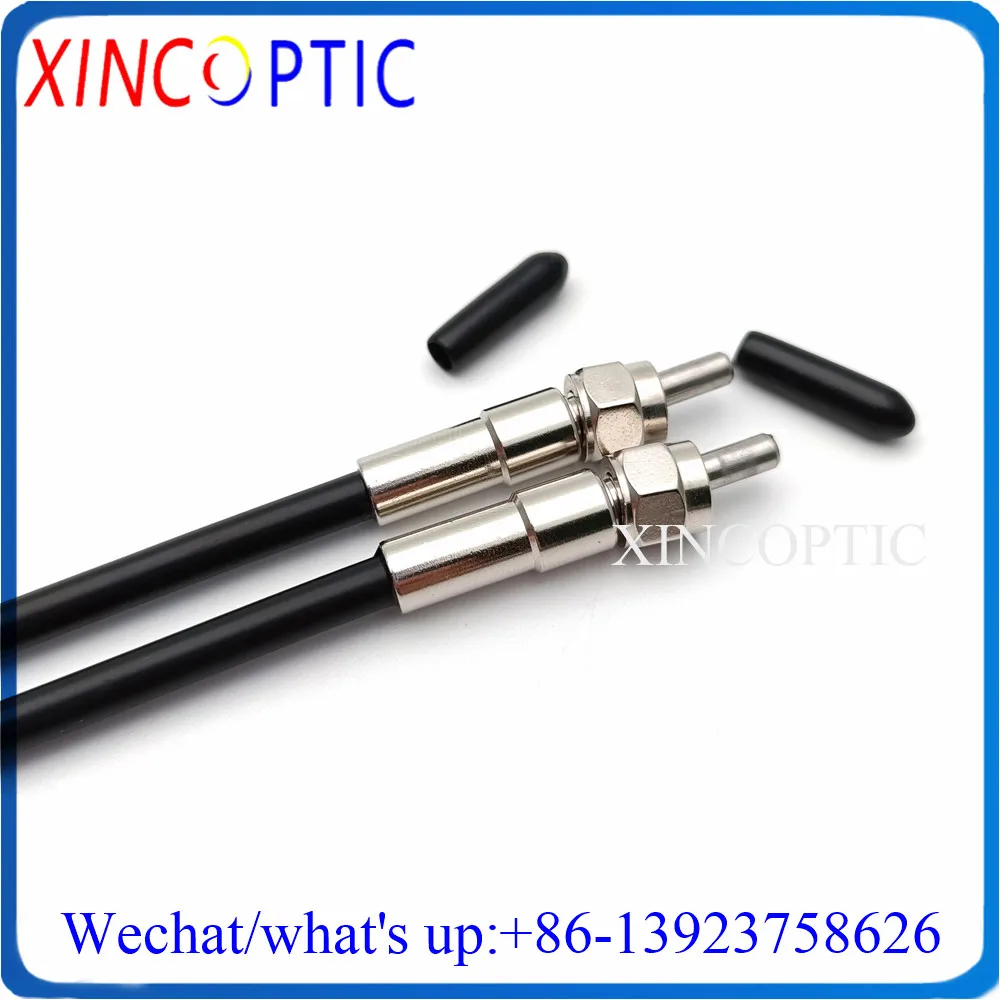 SMA905-SMA905 Metal Ferrule Single Mode Simplex 1M 980/1000um SMA-FC/ST Plastic Fiber Optical Patch Cord Cable |