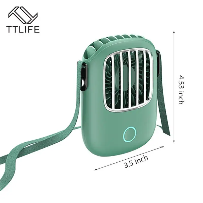 

Ventilador Mini Fan USB Charging Travel Hanging Neck Fan Mini Summer Handheld Air Cooler Portable Desktop Small Fan Ventilateur