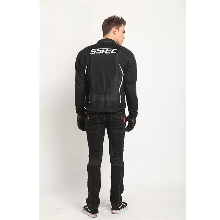 SSPEC мотоциклетная куртка мужская ветрозащитная для мотокросса защита