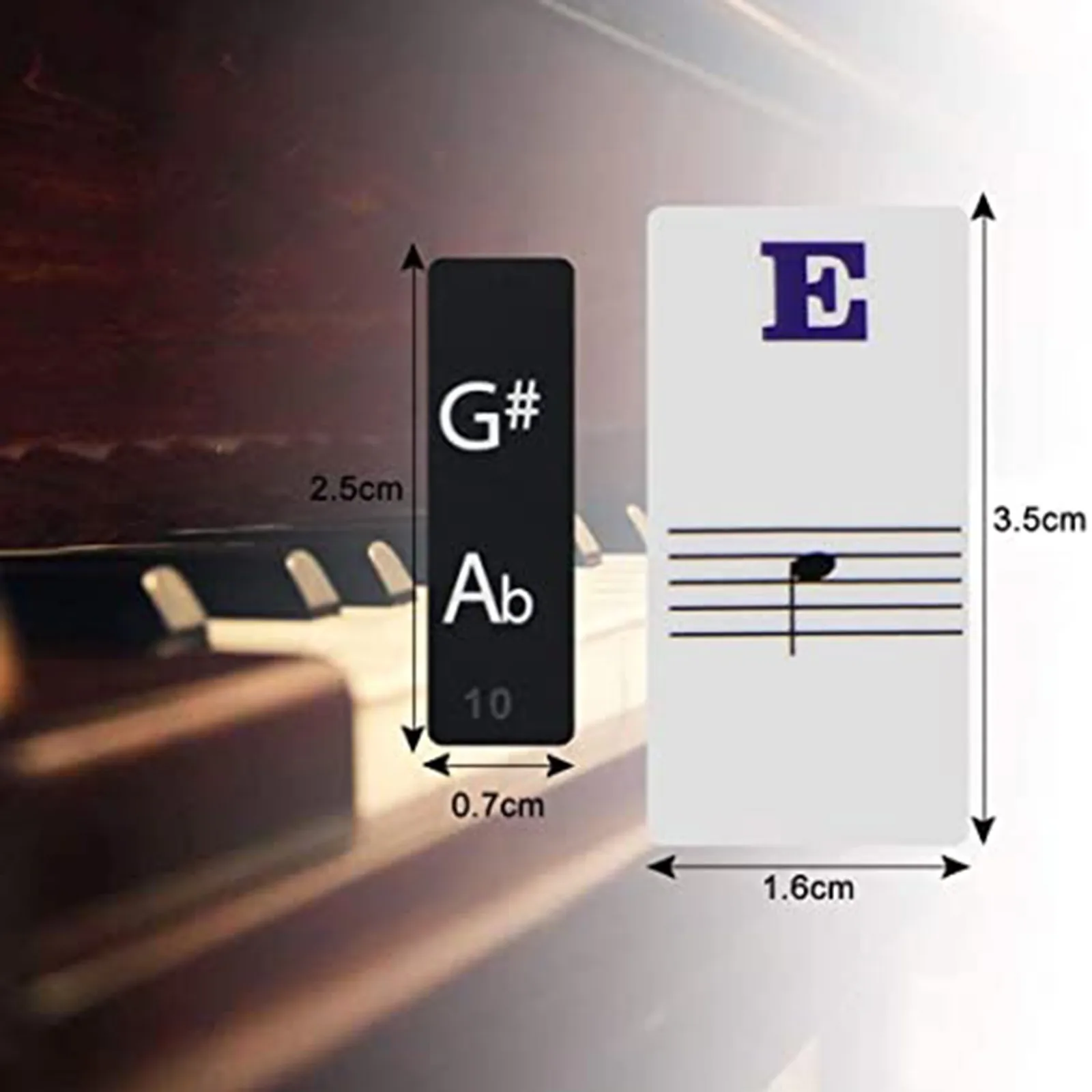 Прозрачная Съемная наклейка в музыкальном стиле Примечания пианино наклейки