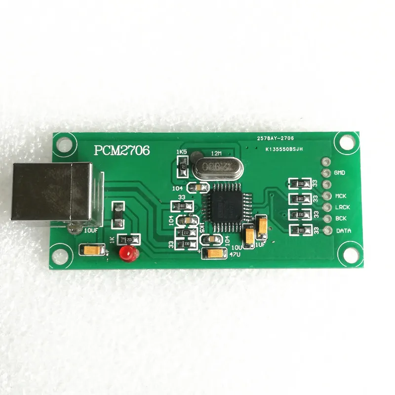 Аудио PCM2706 цифровой интерфейс USB поддержка платы декодера I2S|Устройство для