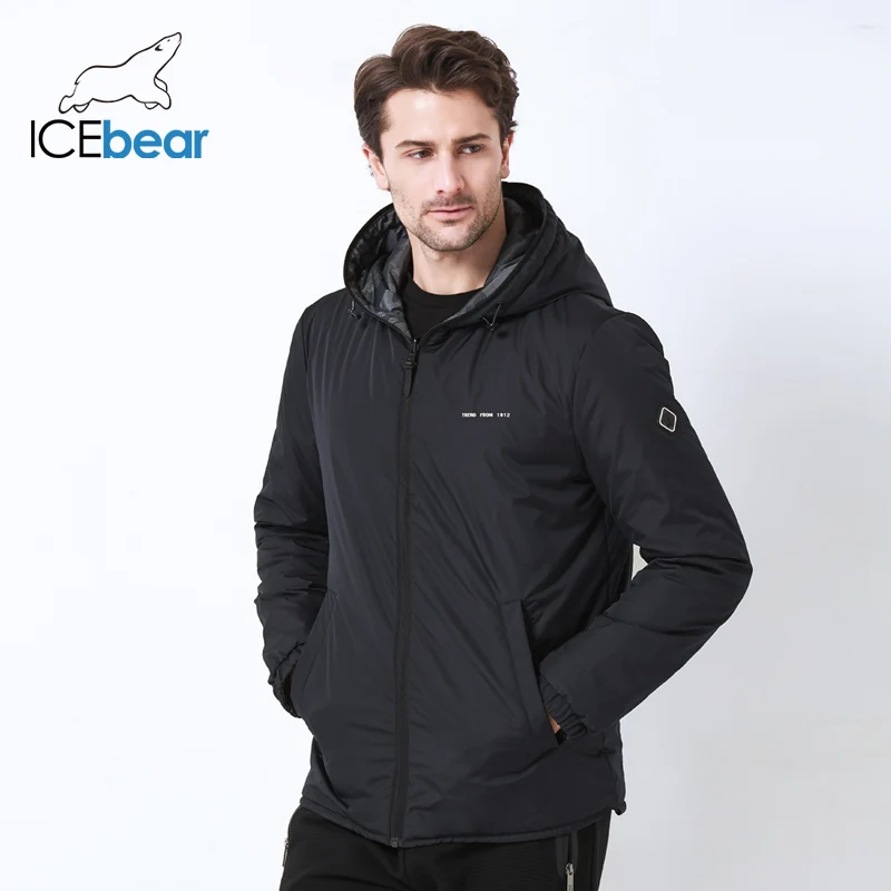 ICEbear2019 Новые мужские куртки в дважды носить ветрозащитная теплая куртка высокого