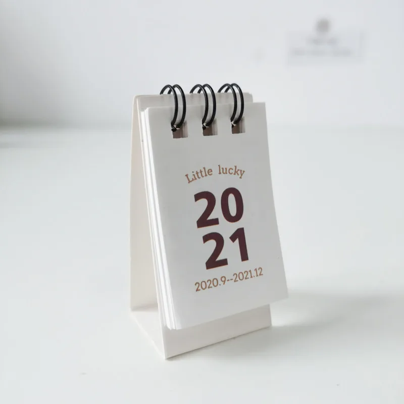 Ins 2021 Творческие маленькие красочные милые настольные календари простой стиль