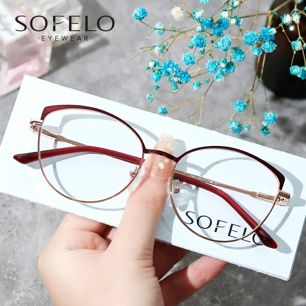 

Оправа для очков для коррекции зрения «кошачий глаз»