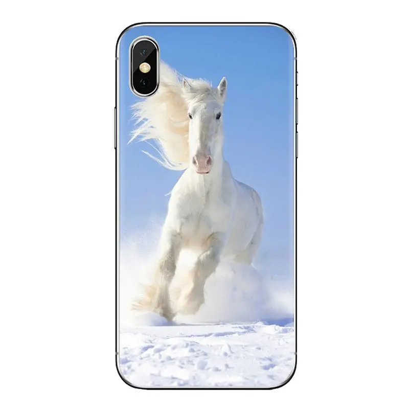 Плакат "Дикие лошади бегут на закате" для iPhone XS Max XR X 4 4S 5 5S 5C SE 6 6S 7 8 Plus Samsung Galaxy J1 J3 J5 J7 A3 A5.