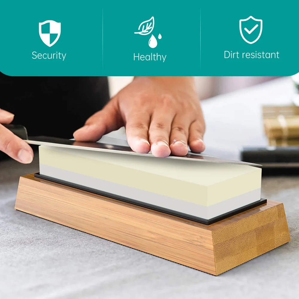 

5000/10000 Grit Sharpening Stone Double Sided Whetstone Rectangular Sharpener