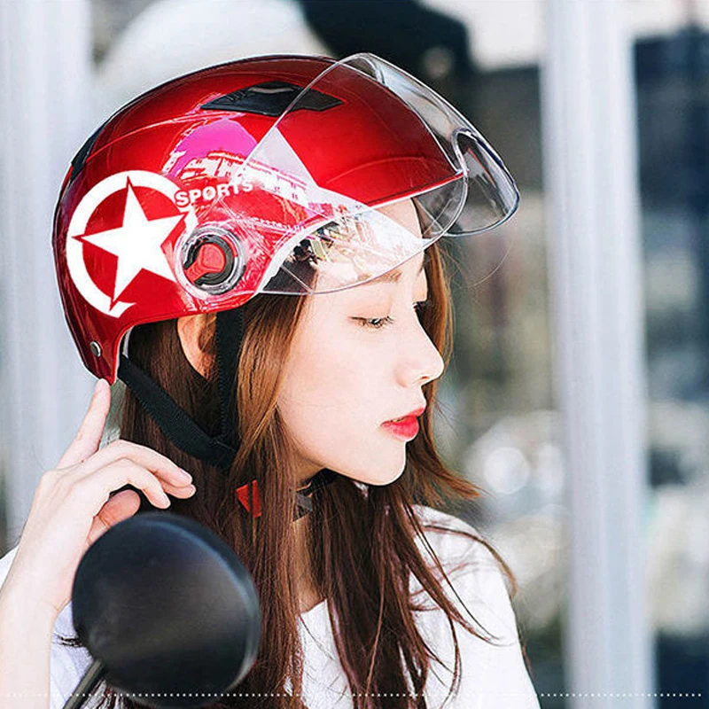 Электрический мотоциклетный шлем с защитные козырьки объектива для мужчин и