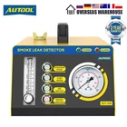 Детектор Утечки дыма AUTOOL SDT208, тестер Системы EVAP, автомобильный детектор утечки, турбокомбинированный вакуумный тестер утечки для трубопроводов