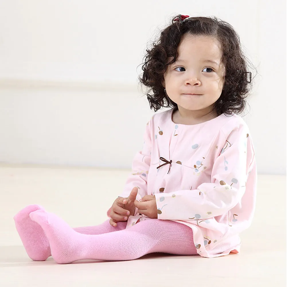 Милая одежда для малышей девочек милые однотонные колготки легинсы танцев милое