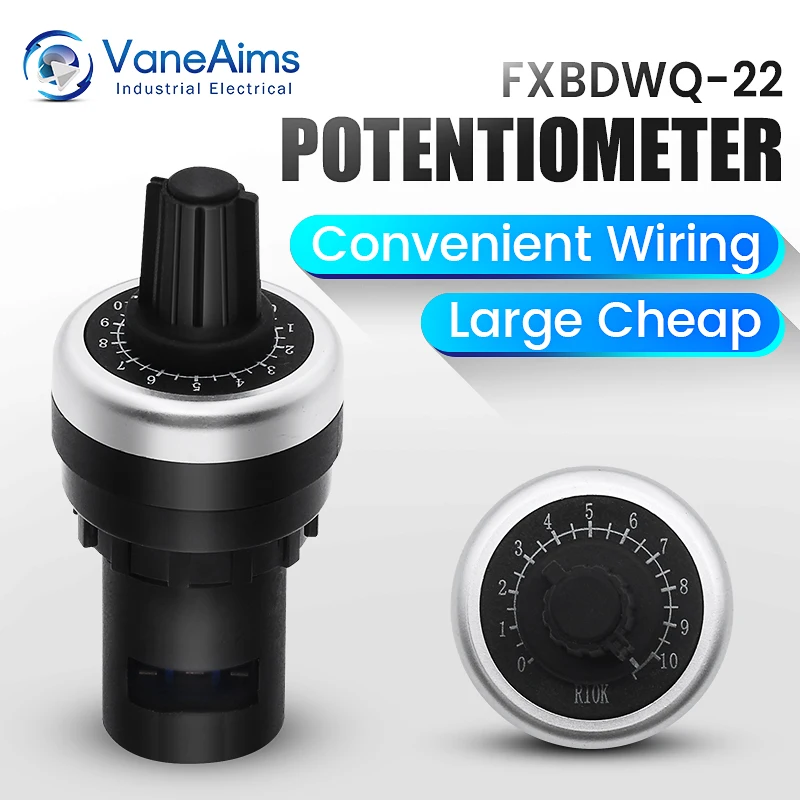 Ручки потенциометр громкости Ручка регулируемые резисторы Ассорти Комплект 10 K