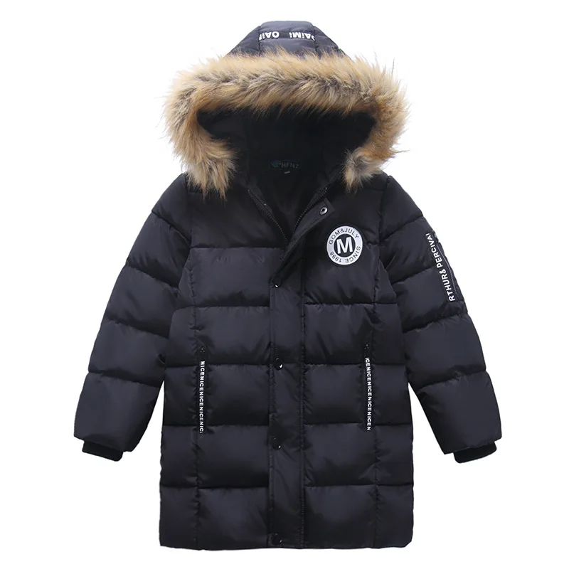 Детская одежда с хлопковой подкладкой для мальчиков зимние куртки и пальто