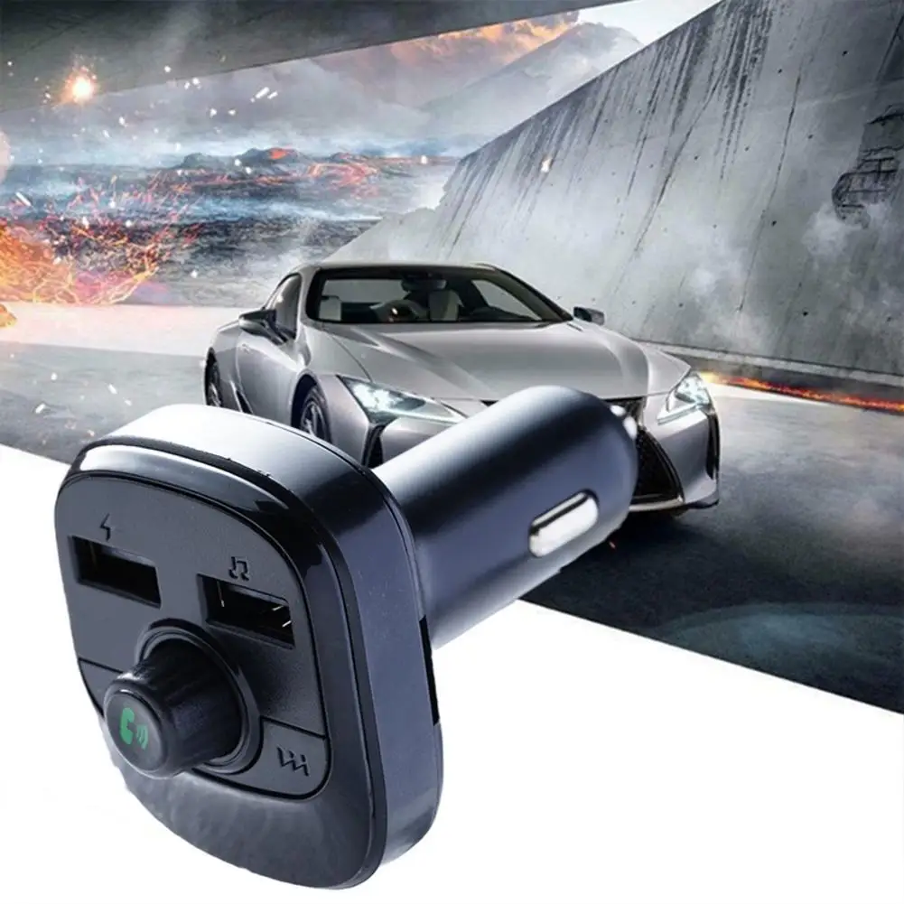 

Car Charger Car MP3 Player Bluetooth Hands-free car lighter Inch Audio 1.1 Modulator cigarette Kit 3.1A Display MP3 K3N4
