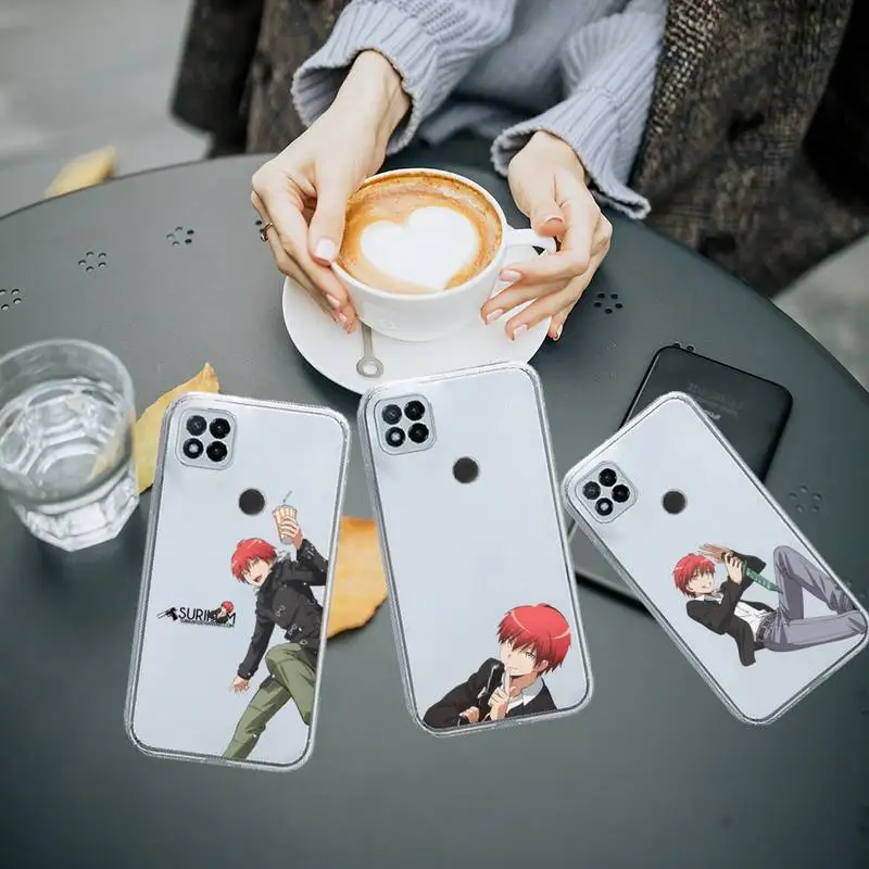 

Karma Akabane Assasination Classroom Phone Case Transparent for Xiaomi redmi note 8 9 10 11 t lite pro ultra mix 4 K40