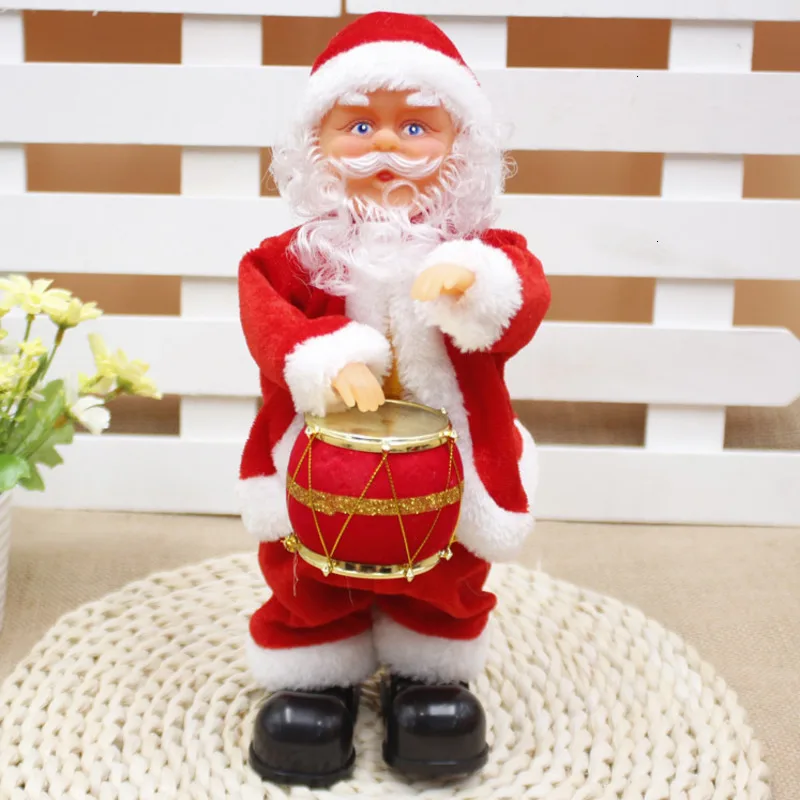 Смешные электрические музыкальные танцевальные рождественские роботы Санта