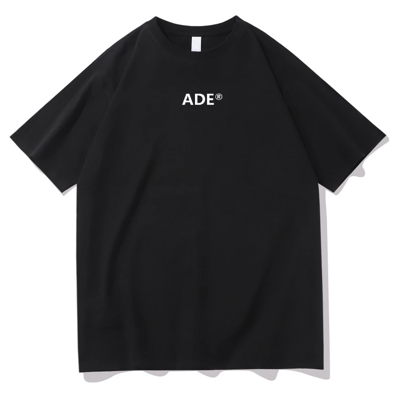 

2021 Solid Adererror T-Shirt ADE Logo Printing Ader Error Lrregular Round Neck Tshirt Jordan High-Quality Cotton Top 15 Colors