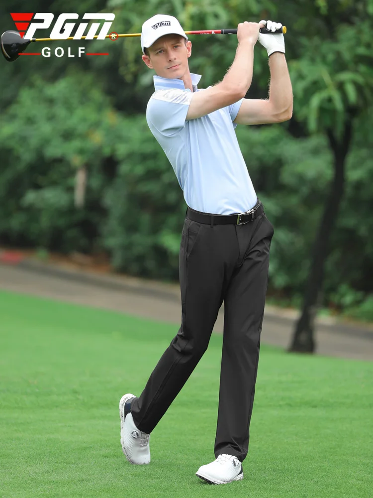 PGM ультратонкие топы Мужская футболка с коротким рукавом летняя спортивная