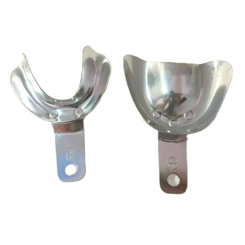 6 Pcs/Pack Dentistry Tray Aluminum Impresion Trays Autoclave Dental Denture Instrument | Красота и здоровье