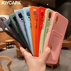 Роскошный чехол с держателем для карт для Xiaomi Mi Poco F3 10S Redmi Note 10 K40 Pro, Ударопрочный Мягкий силиконовый чехол-кошелек карамельных цветов, чехлы