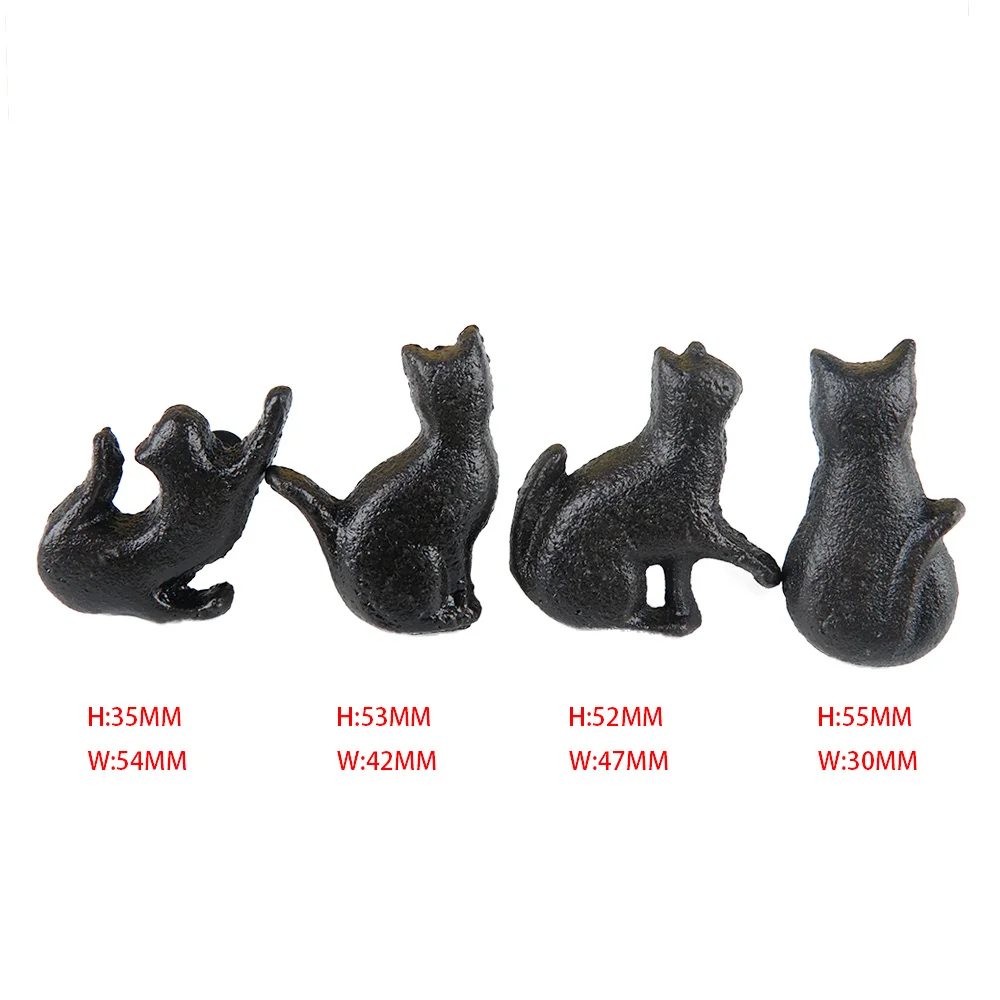 1 шт. Креативный дизайн кошки ручка ящика шкафа Ручка мебельная фурнитура часть |