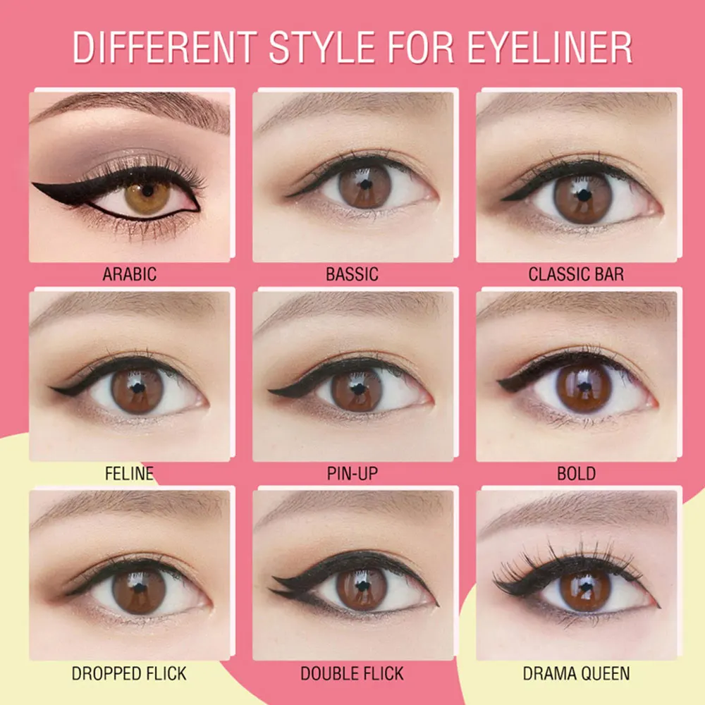 

1Pc Black Waterproof Eyeliner Liquid Quick Dry Evenly Pigmented Long Lasting Makeup Beauty Eyeliner Pen High Quality Cosmetic