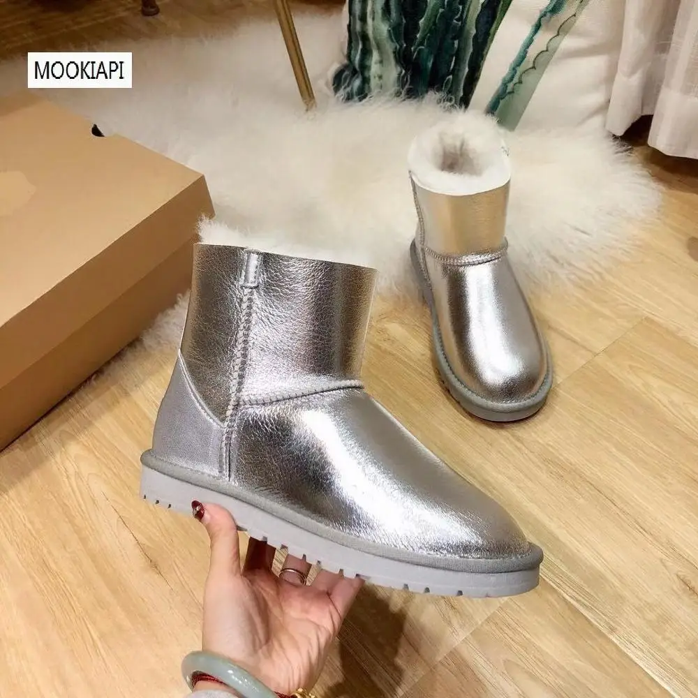 Австралии новейшая качественная женская обувь в 2019 из настоящей овчины 100%