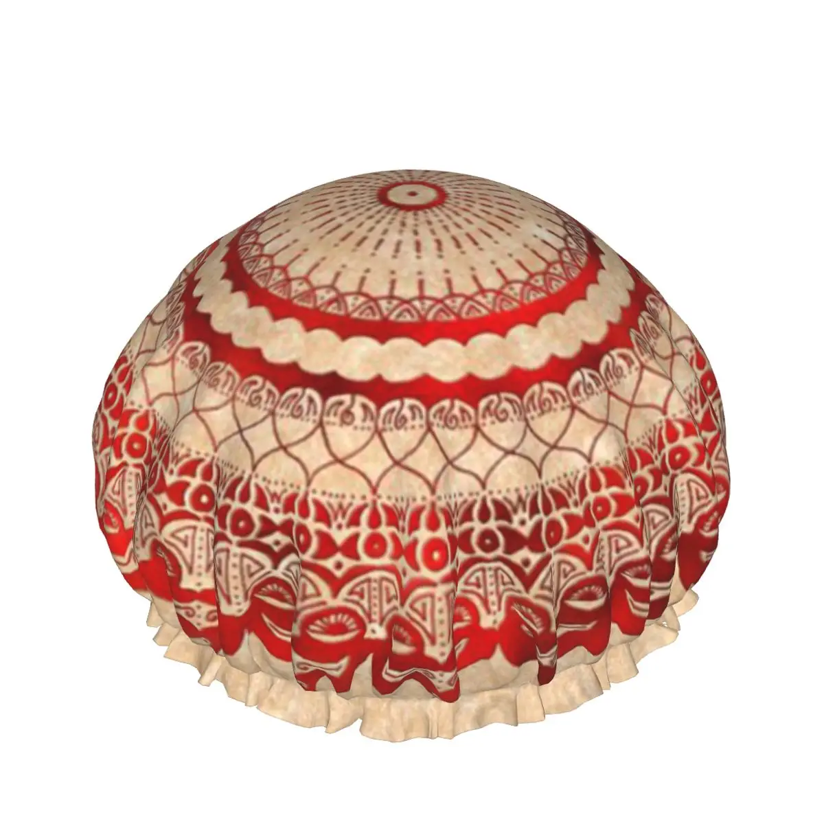 

Двойные водонепроницаемые шапочки для душа Mandala 2, индивидуальные шапочки для душа, женский Уход за волосами