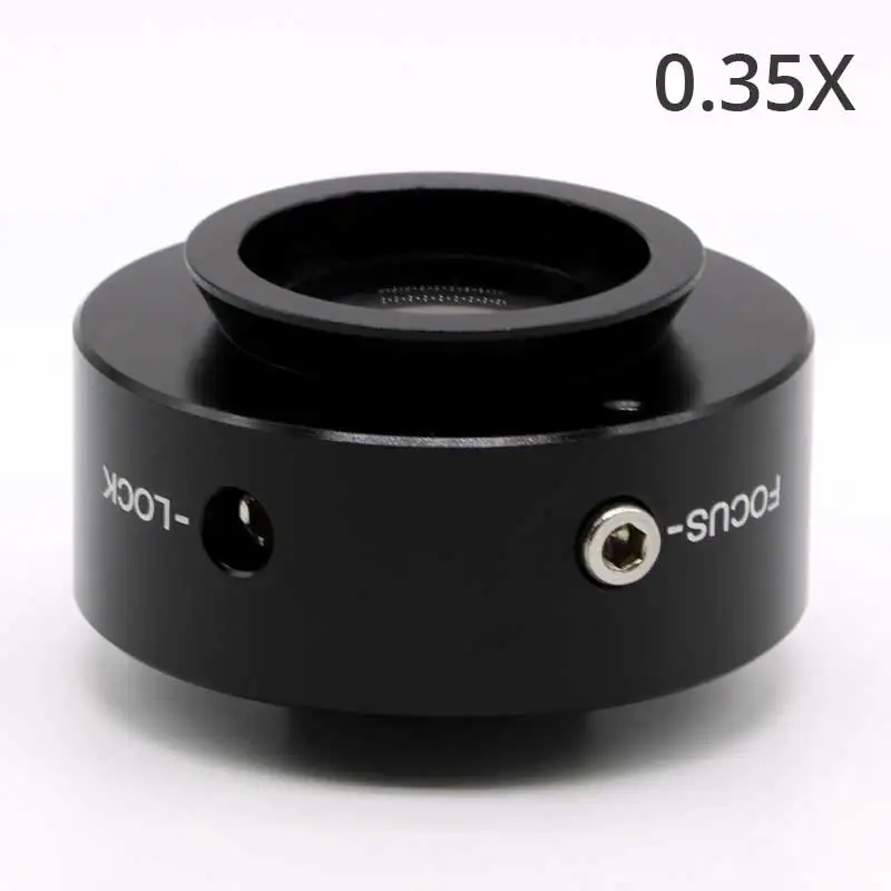 1PC 0.35X Adapter 0.35X 0.5X 0.63X 1X c-крепление микроскоп камера адаптер CCD камера интерфейс для Olympus микроскоп SZX AX CX BX MX - Цвет: 1PC 0.35X Adapter