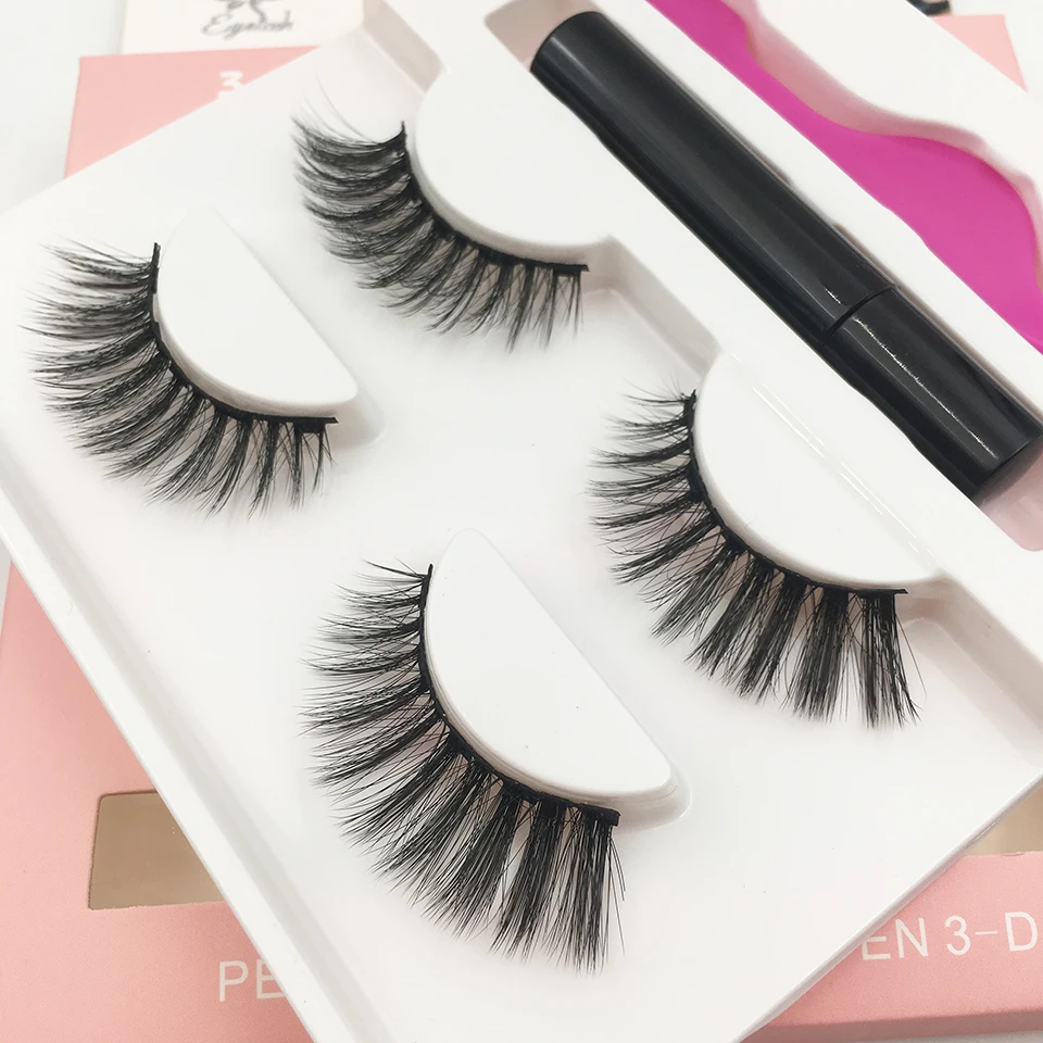 Красная сирена 2 пары магнитная подводка для глаз ресницы 33 стиля натуральные