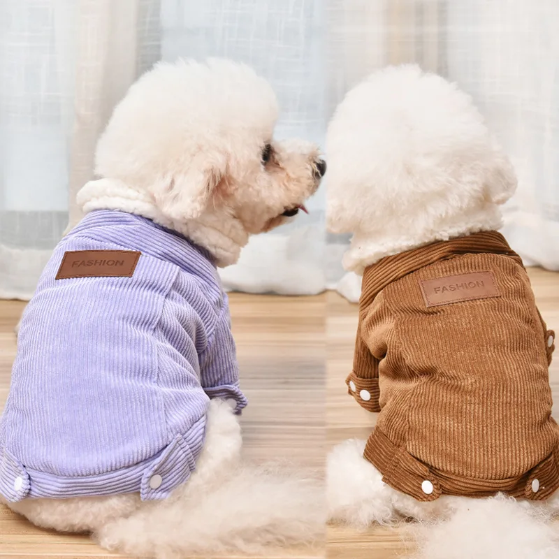 

NEW Pet Dog Clothes Winter Jackets Suit Warm Fleece Vest Velet Small Dog Motorcycle Waistcoat Coat Clothing Coats Pets Supplies