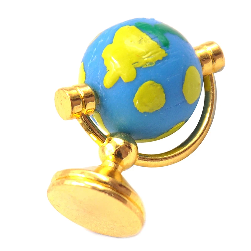 

Dollhouse Rolling Globe With Stand Study Livingroom Bedroom Reading Room Furniture Accessory 1:12 Miniature Dollhouse