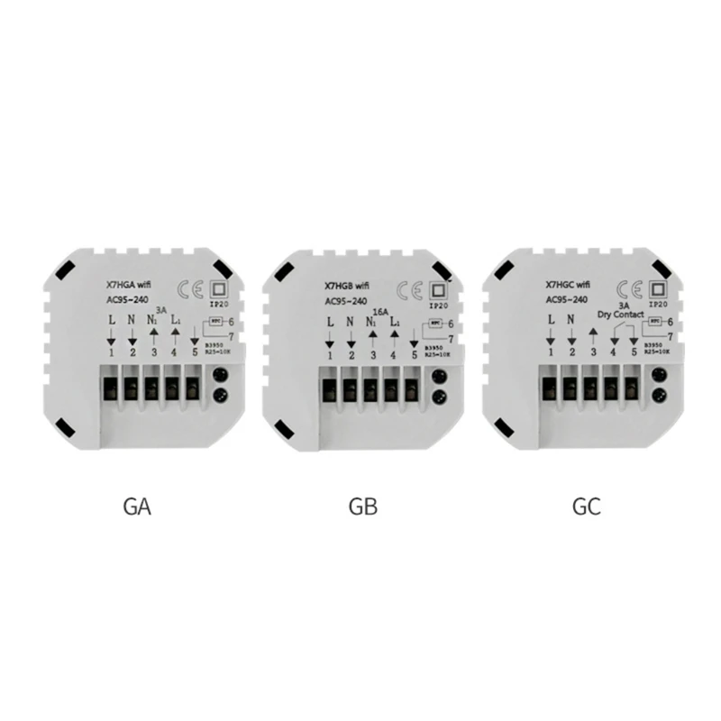 

Gas Boiler Intelligent LCD Touching Screen WiFi Heating Thermostat APP Remote Smart Speaker Voice Control Controller