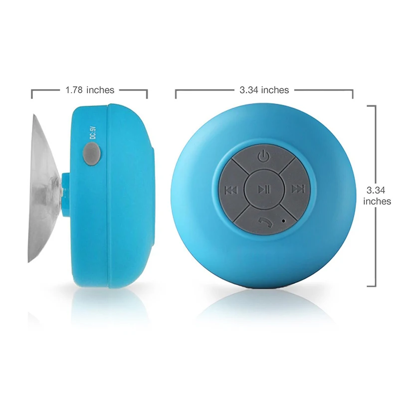 Беспроводная Bluetooth-Колонка на присоске водонепроницаемая для ванной кухни душа