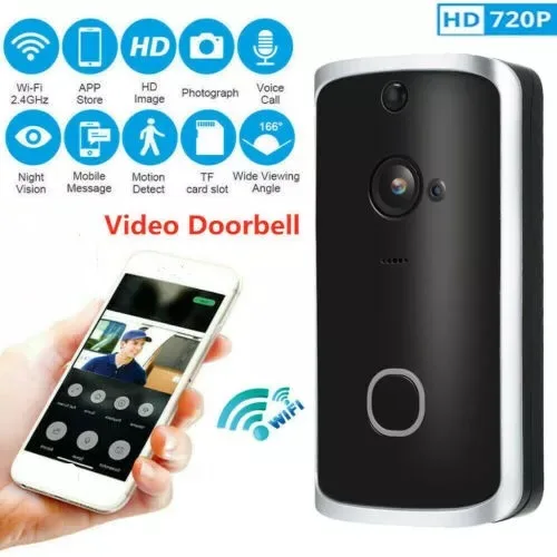 

Hot selling WiFi Wireless Doorbell Video Two-Way Talk Smart Doorbell Home Security Intercom Camera HD WiFi Video Doorbell
