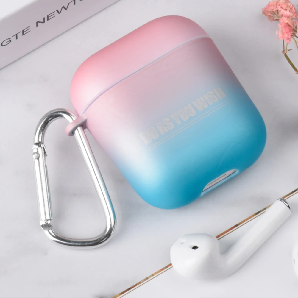 Обновленная версия 1/2 защитный чехол жесткий подходит для Airpods Bluetooth гарнитура с