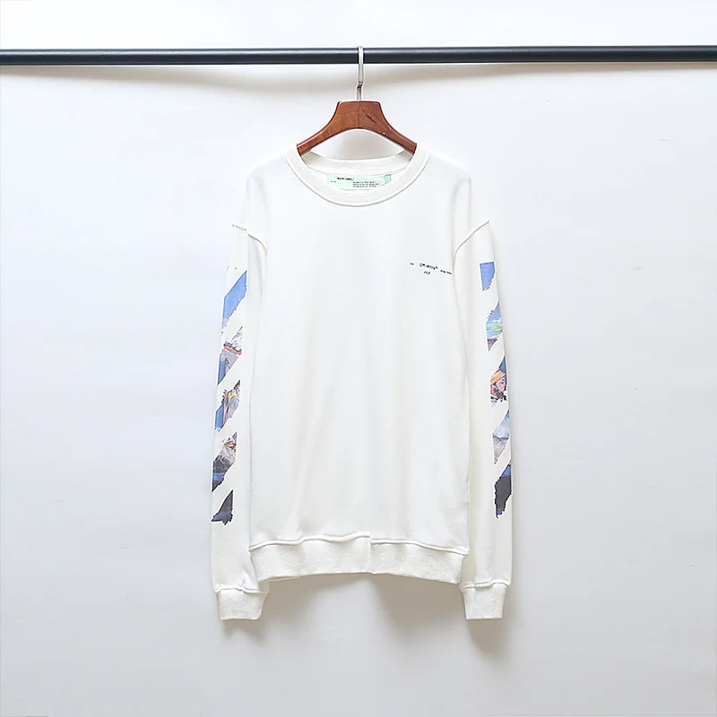 

Women Men Fashion Long Sleeve Hooded Sweatshirt Hot Sale Casual off white hoodie 2020 2021 Best quality OW oil paiting Hoodie