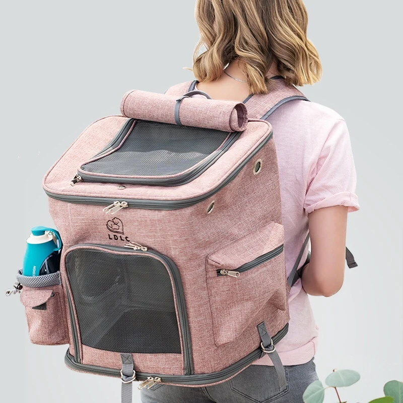 

Pet Outing Backpack Foldable Cat Backpack Outing Large Capacity Portable Pet Backpack Handbag Space Capsule Cat Bag
