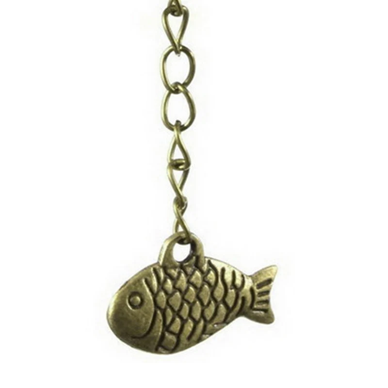 

Metal Wind Chime Ornament Bell Dragons Pendant With Fish For Creatives Metal Home Decoration BDF99