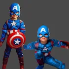 Детский костюм супергероя из фильма Супергерои, костюм для косплея капитана зимы, маска для мальчиков и девочек на Хэллоуин, щит, карнавальные принадлежности