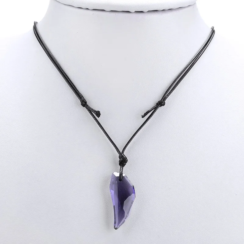 Амулеты унисекс длинные веревочные цепочки ожерелья шаровары Регулируемый