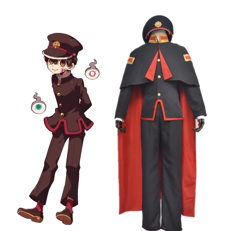 

Аниме Костюм для косплея Jibaku Shounen Hanako-kun Hanako Kun