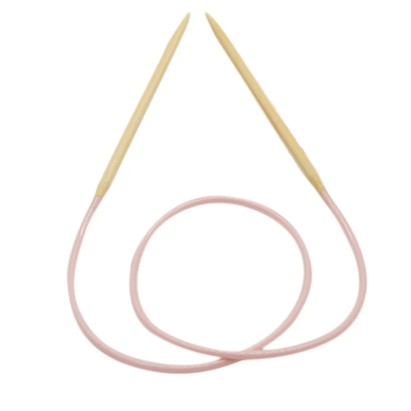 Круговые спицы деревянные свитера иглы шерстяная шапка вязальные кольца