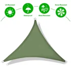 Водонепроницаемый треугольный солнцезащитный козырек для 98% УФ-блока, солнцезащитный козырек для патио, пляжного бассейна, навес, тент, ткань