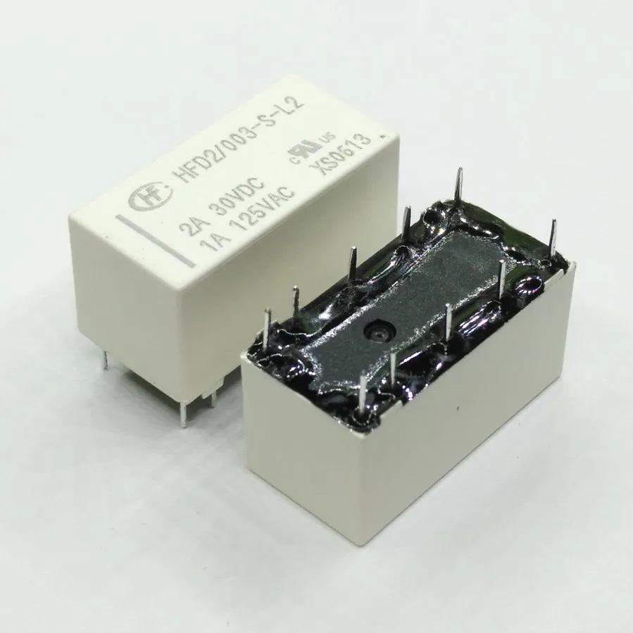 

10PCS/lot 100%Original NEW Relay HFD2-012-M-L2 12VDC HFD2-005-M-L2 5VDC HFD2-024-M-L2 24VDC HFD2 012 M L2 12V 10PIN 2A